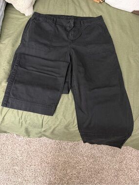 American Eagle Outfitters Black Cargo Shorts